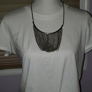 NWOT Rhinestone Bib Necklace
